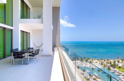 Cancun Apartment | Garza Blanca Cancun Luxury 3 bed 5 bath loft, jacuzzi rooftop, Butler, sleeps 8!