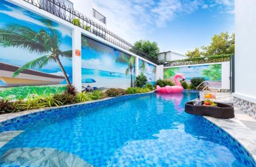 Vung Tau Villa | Hoàng My Villa C2-52 Free Hồ bơi, Bida, Karaoke, Thang máy