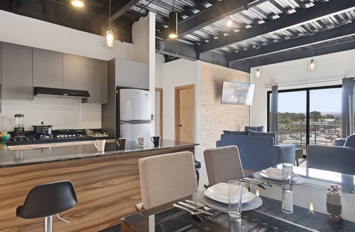 Durango Apartment | Industrial Loft | 2 Queen Beds & Terrace
