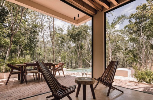Chemuyil Villa | Lush Jungle Design Villa: Secluded Paradise with Infinity Pool