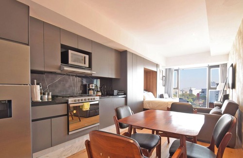 Roma Norte Apartment | Luxury loft Roma Norte with pool, gym, AC & cowork