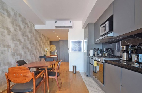 Roma Norte Apartment | Luxury loft Roma Norte with pool, gym, AC & cowork
