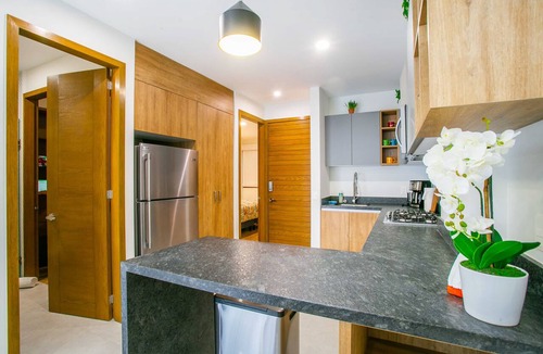 Colonia 5 de Diciembre Condo | Modern 1BR | Walk to Beach & Boardwalk