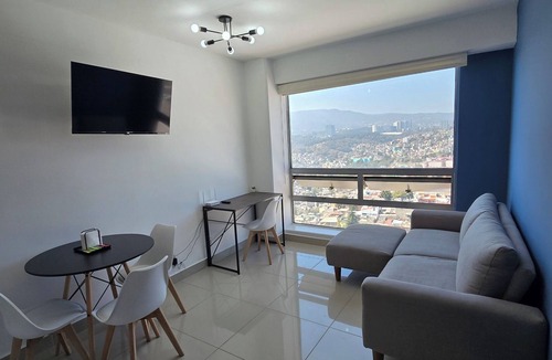 Santa Fe Apartment | Modern apartment near Santa Fe + gym + incredible view to Sta. Fe 20th Floor
