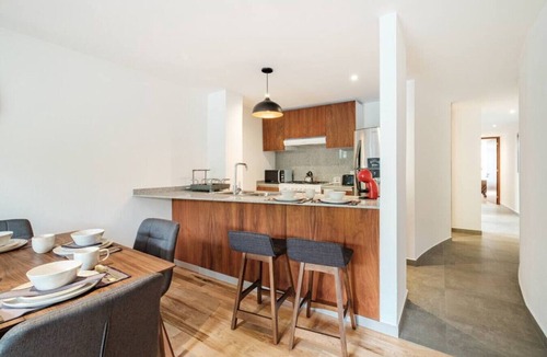 La Condesa Apartment | Modern apartment with private terrace l Condesa