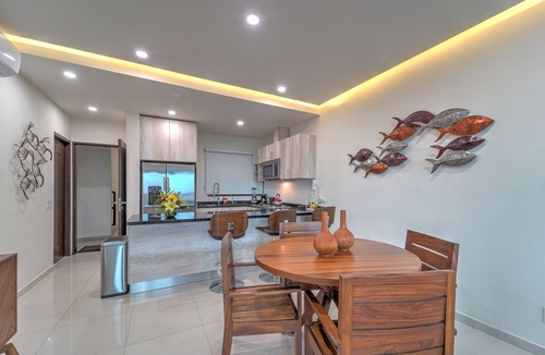 Emiliano Zapata House | Modern Apt. at Nayri Life & Spa: Rooftop Terrace, Pool & Jacuzzi Steps to Beach!