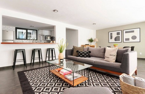 Hipodromo Apartment | Modern, Industrial Apartment with Bamboo Garden and Rooftop Terrace