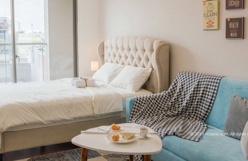 Bach Dang Riverside Apartment | MODERN WARM STUDIO - FREE INFINITY POOL&GYM- Masteri Millennium