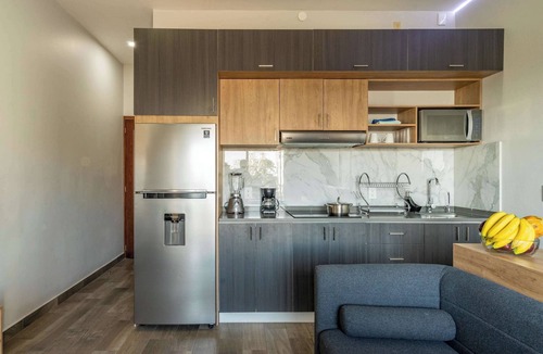 Oaxtepec Apartment | Moderno y céntrico estudio Alberca, gym & rooftop