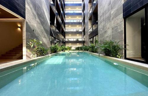 Centro Apartment | Musa 408 Modern Apt with Rooftop Bar, Pool and Great Views by Solmar Rentals