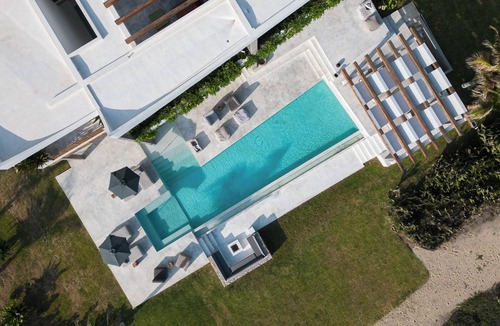 Brisas de Zicatela Villa | Niku House: Beachfront Luxury Villa for 12 with Chef, Staff & Ocean Views