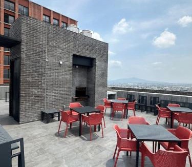 Guadalajara Apartment | Nuevo Loft con increible vista en YU Country 1507B