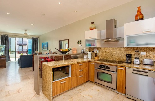 Zazil-ha Condo | Ocean view condo for 6. Private terrace and jacuzzi