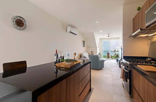 Akumal Apartment | Oceanfront Seahorse | Private Hot Tub Beach Access