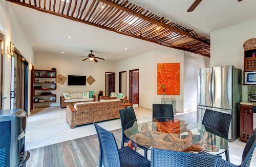 Puerto Morelos House | Private House with Pool, 2 Mins walk to Beach/Restaurants, Hanging Bed +6 Bikes