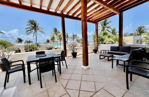 Playacar Fase I House | Private Pool, OCEAN VIEW VILLA, steps from the beach. BBQ- Playacar Phase 1