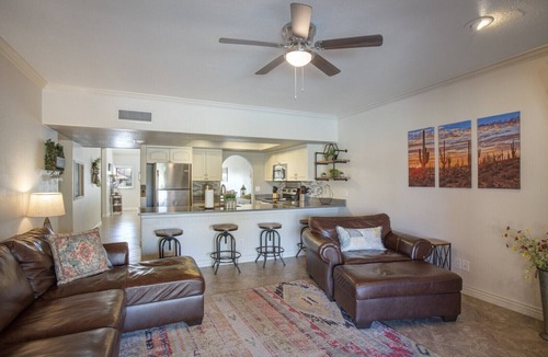 Dobson Ranch House | Quiet Desert Oasis on Golf Course w/Heated Pool