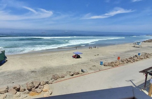 Miramar Condo | Relaxed Spanish beachfront condo w/private parking & private balcony ocean views