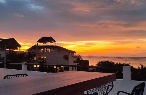 Isla Holbox Apartment | Rooftop Penthouse, Sea Views, Private Roof, PH