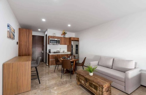 Zazil-ha Apartment | Rooftop Pool Apartment near Playa del Carmen