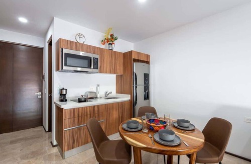 Zazil-ha Apartment | Rooftop Pool Apartment near Playa del Carmen