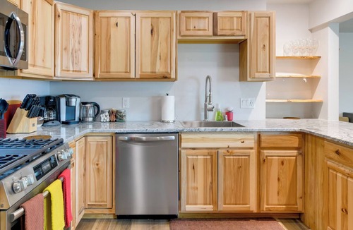 University Area Apartment | Shared Yard + Fire Pit: Airy Anchorage Apt!
