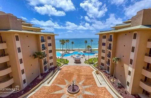 Sandy Beach Condo | Sonoran Spa N405 - 1 BR Next to the Pool, High Speed Wi-Fi - Beachfront Upper Floor Luxury Condo