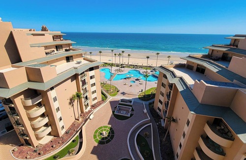 Sandy Beach Condo | Sonoran Spa N806 - 1 BR Next to the Pool, High Speed Wi-Fi - Beachfront Upper Floor Luxury Condo