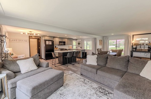Harrison House | Spacious Updated Lakefront Getaway