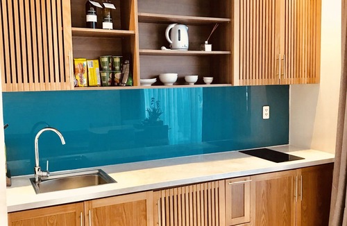 An Hai Đong Hotel | Tam House Pool View Room, Ground Floor, Breakfast, Pool, Kitchen