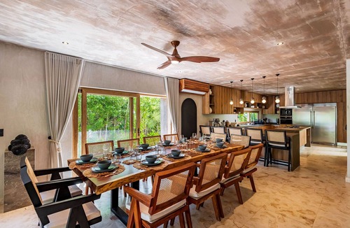 Soliman Bay Villa | Villa Naj Kan: 9BR Beachfront Escape w/Private Pool + AC Throughout near Tulum