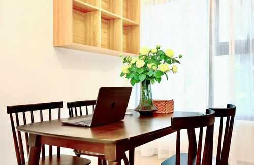 Tu Liem Apartment | Vinhomes Smart City + 2 Room + Acesss Jap Garden