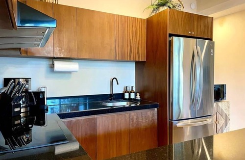 Zama Condo | Your oasis awaits at our luxury penthouse-100% private rooftop with plunge pool, stunning views, 2 additional shared pools on the ground floor and a building elevator just outside the front door. FREE extras, backup generator and water softener.
