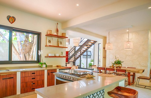 Puerto Aventuras Villa | Zen inspirated villa in jungle setting with AC, internet and pool!