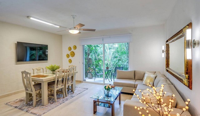 1 Block to Playa Los Tules, Pool Access! Lush Unit