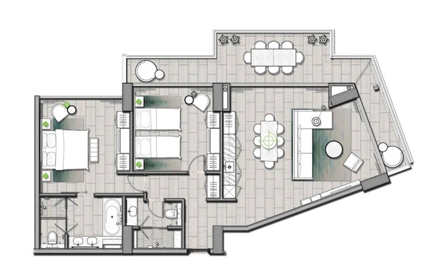 2 bedroom apt, Alma Resort 5*, Long Beach, Cam Ranh, Nha Trang