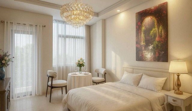 30m2 Deluxe Queen Room with Balcony