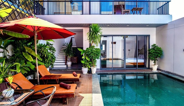 3BR Villa with Private Pool near An Bang Beach - Free Bikes