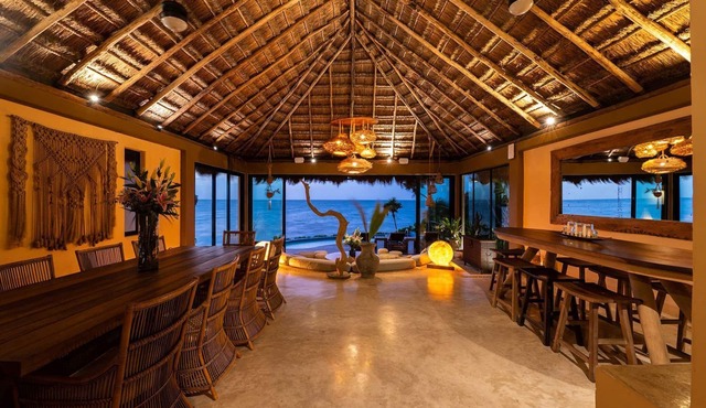 5 bedroom oceanfront villa rental - Tulum, Riviera Maya