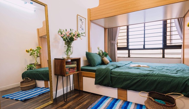 A family room No.06 for three persons with private bathroom outside