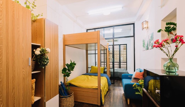 A family room No.3 for four pax with the toilet downstairs