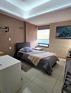 A01 Premium Mini Suite WHITE Cocina Terraza Companies Work Teams 1-2 PAX
