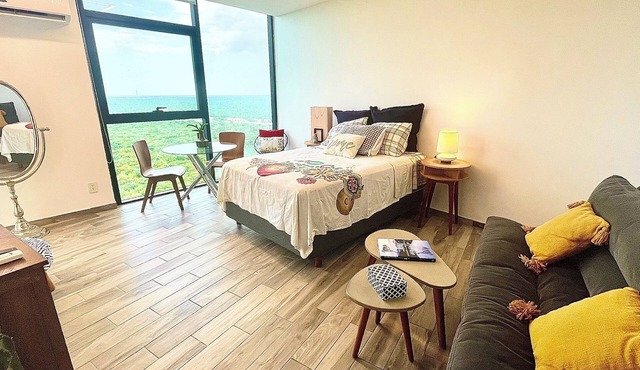 Acogedor estudio en Adamant Cabo Norte en Merida, perfecto parejas o home office