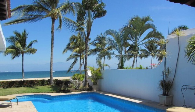 Amazing 2BR beachfront villa with private pool and incredible Banderas Bay views!