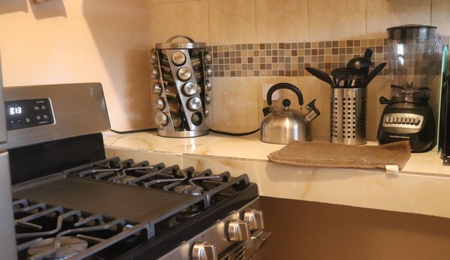 An oasis in the city, a 100% family place including your pet