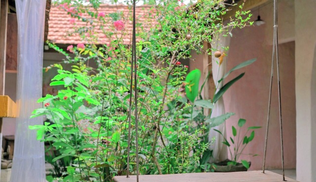 Anhien Hue homestay - A dreamy pink house nestled within a natural garden