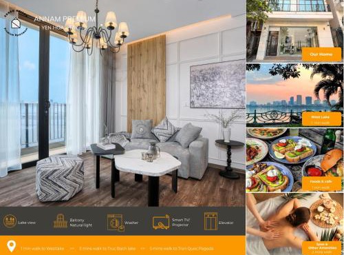 Annam Premium - Amazing Lakeview & Balcony - WestLake