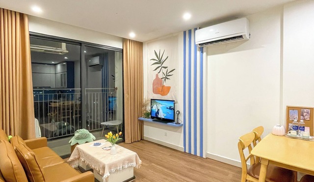 Apartment near Artificial Beach, park view