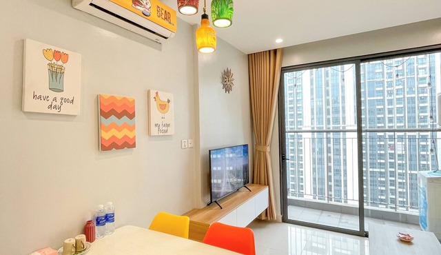 Apartment near Artificial Beach, city view