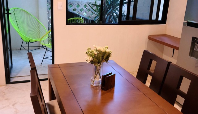 Apartment w/Pool, Wifi,Downtown, Equipped,large gardens-Amapola*Mi Amado Chemby*